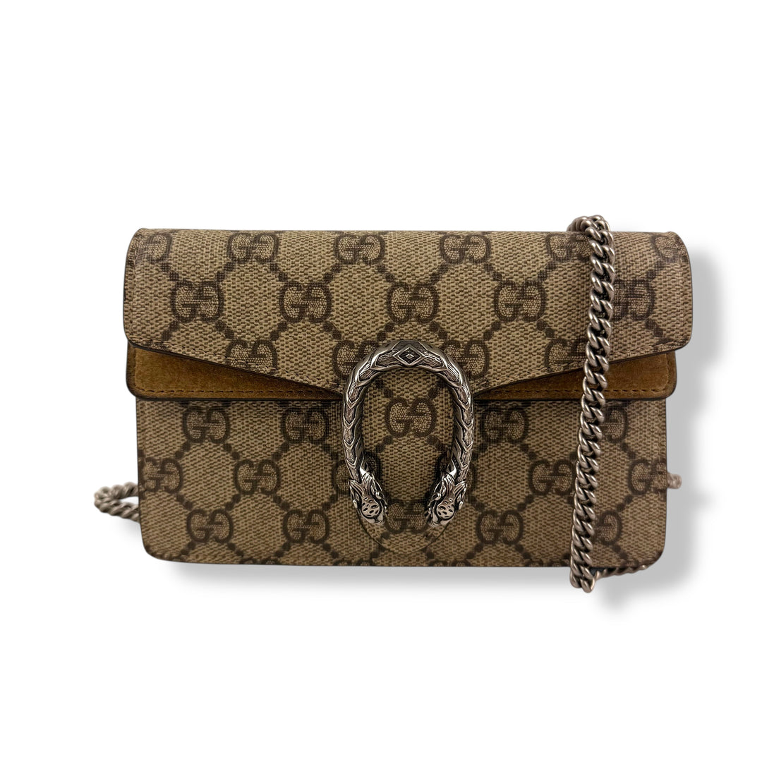 Gucci GG Dionysus Beige Super Mini Handbag