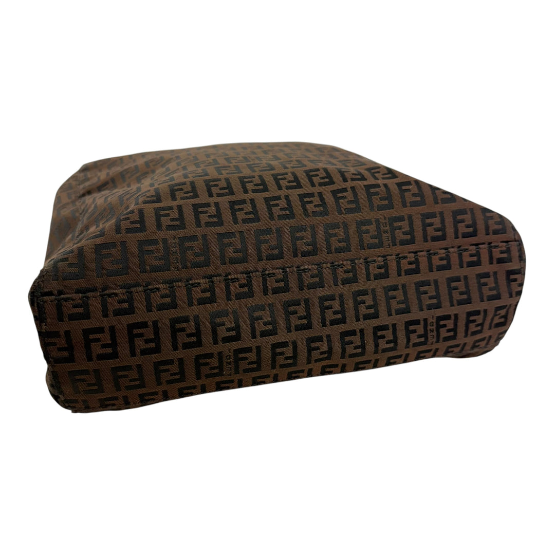 Fendi Zucca Brown Monogram Tote Handbag