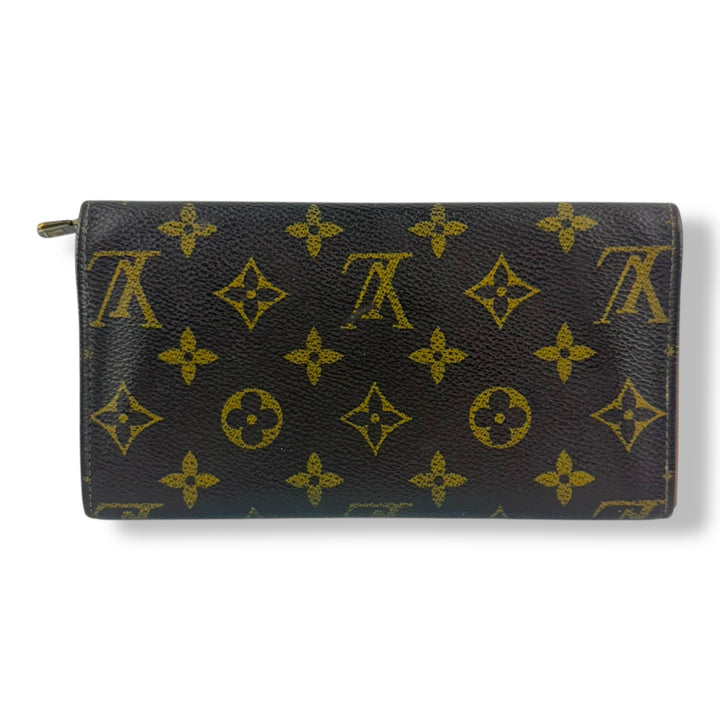 Louis Vuitton Vintage Brown Monogram Long Femme Wallet