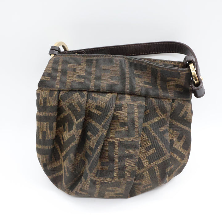Fendi Zucca Hobo FF Monogram Mini Chef Handbag