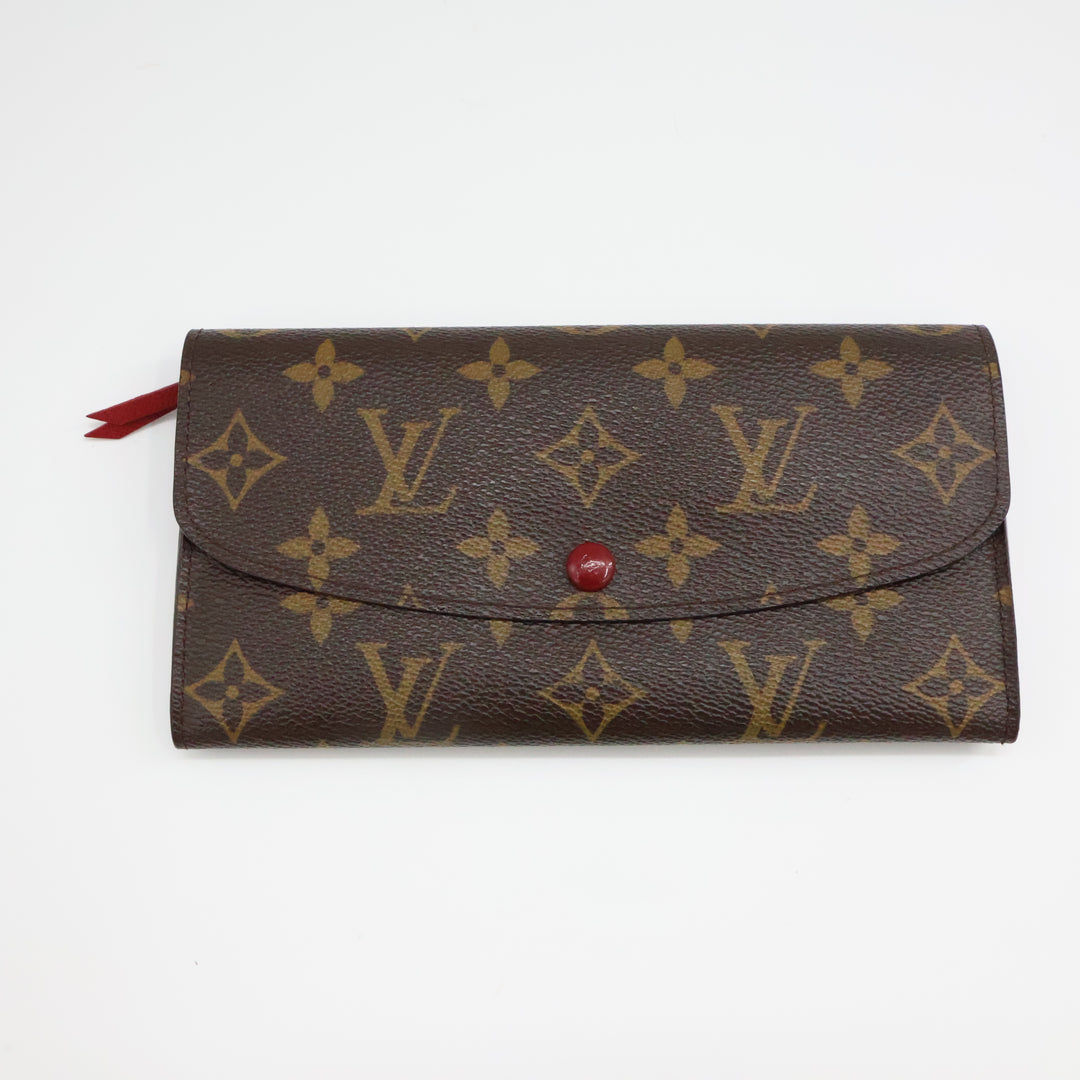 Louis Vuitton Emilie Brown Monogram Femme Wallet