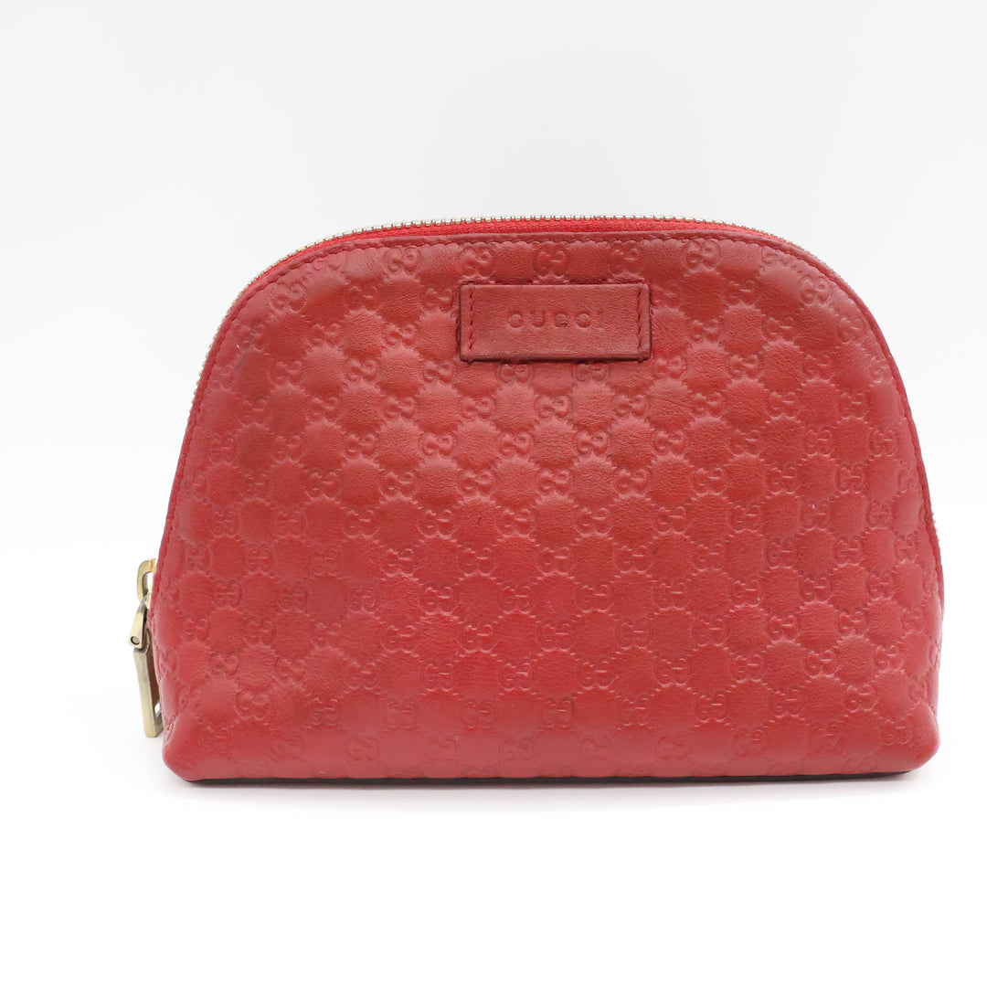 Gucci GG Red Cosmetic Pouch