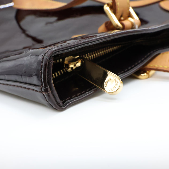 Louis Vuitton Vernis Amarante Brentwood GM Tote Bag Handbag