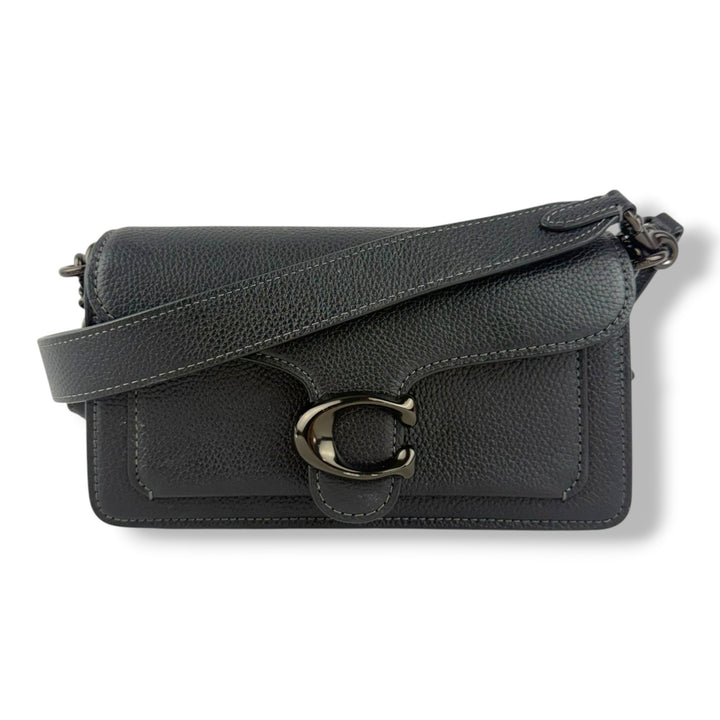 Coach Tabby 20 Black Leather Handbag