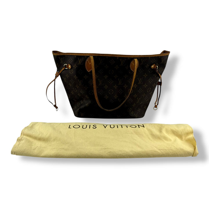 Louis Vuitton Brown Monogram Neverfull MM Handbag