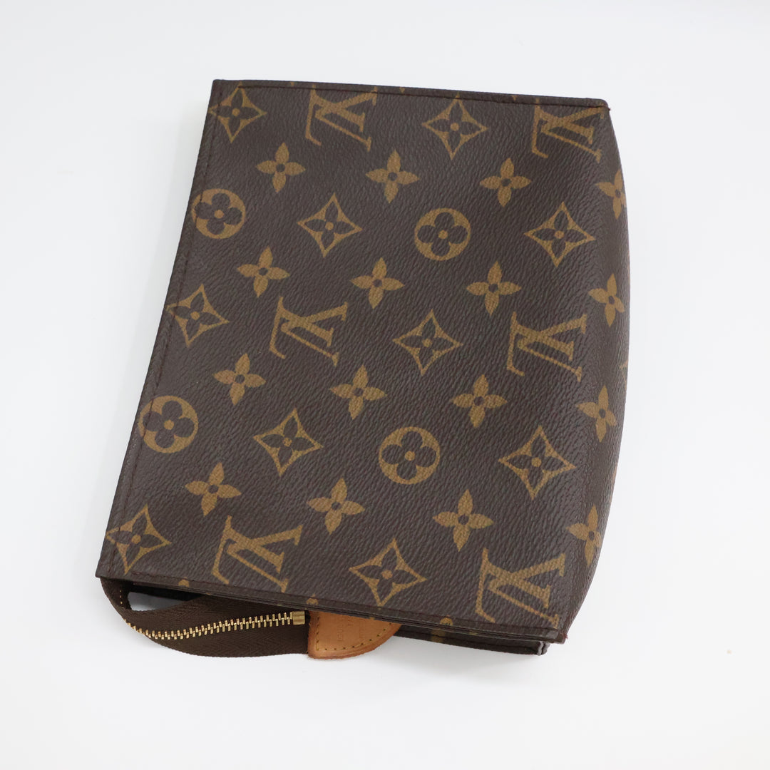 Louis Vuitton Brown Monogram Toiletry Pouch 19 Bag