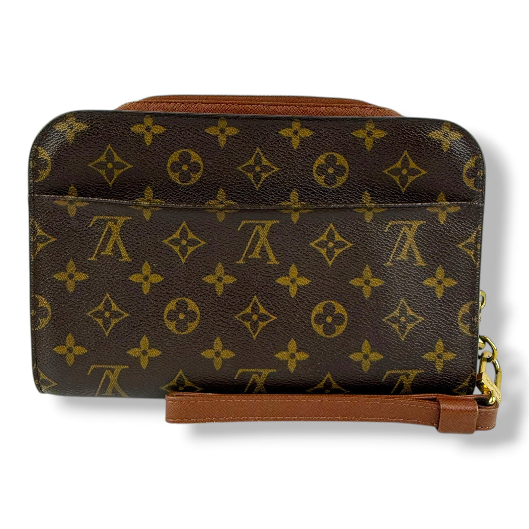 Louis Vuitton Brown Monogram Orsay Clutch Bag