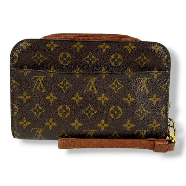 Louis Vuitton Brown Monogram Orsay Clutch Bag