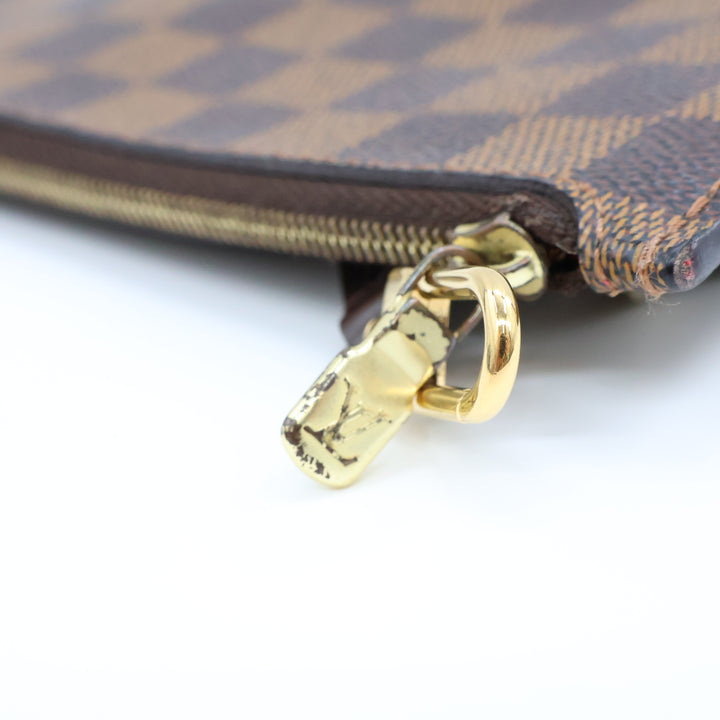 Louis Vuitton Damier Ebene Neverfull MM Clutch Pouch