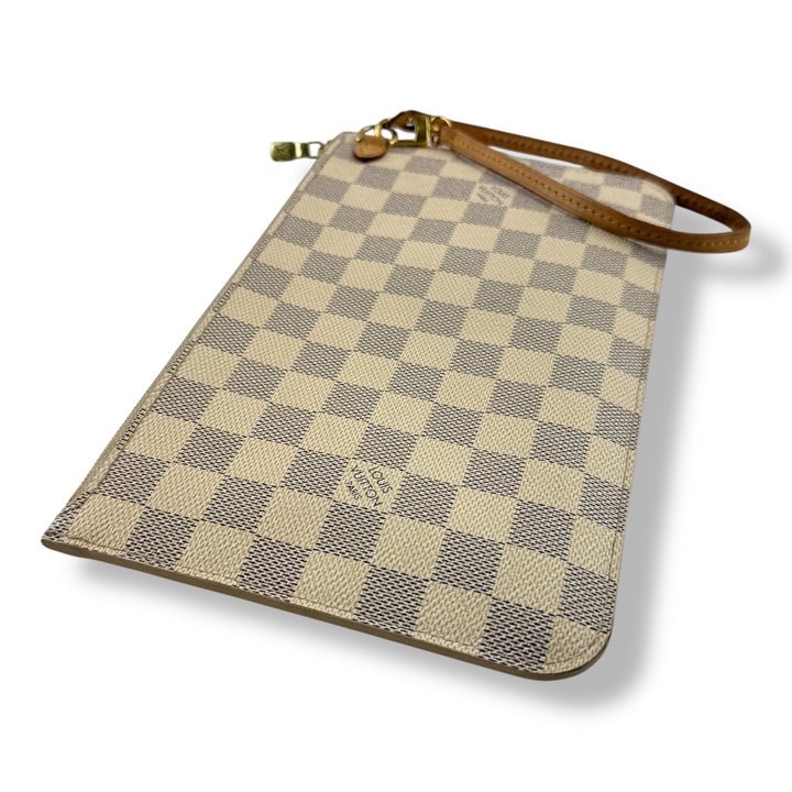 Louis Vuitton Damier Azur Neverfull Pouch