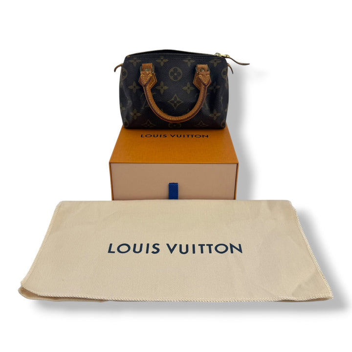 Louis Vuitton Nano Speedy Brown Monogram Handbag