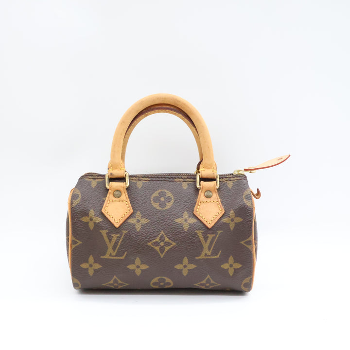 Louis Vuitton Nano Speedy Brown Monogram Handbag