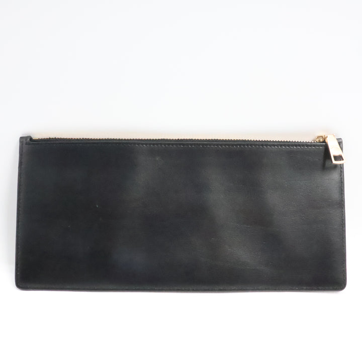 Coach Black Leather Clutch Handbag