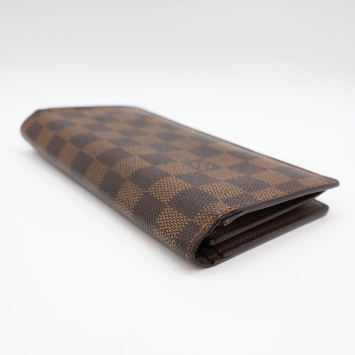 Louis Vuitton Brazza Long Bifold Brown Damier Wallet