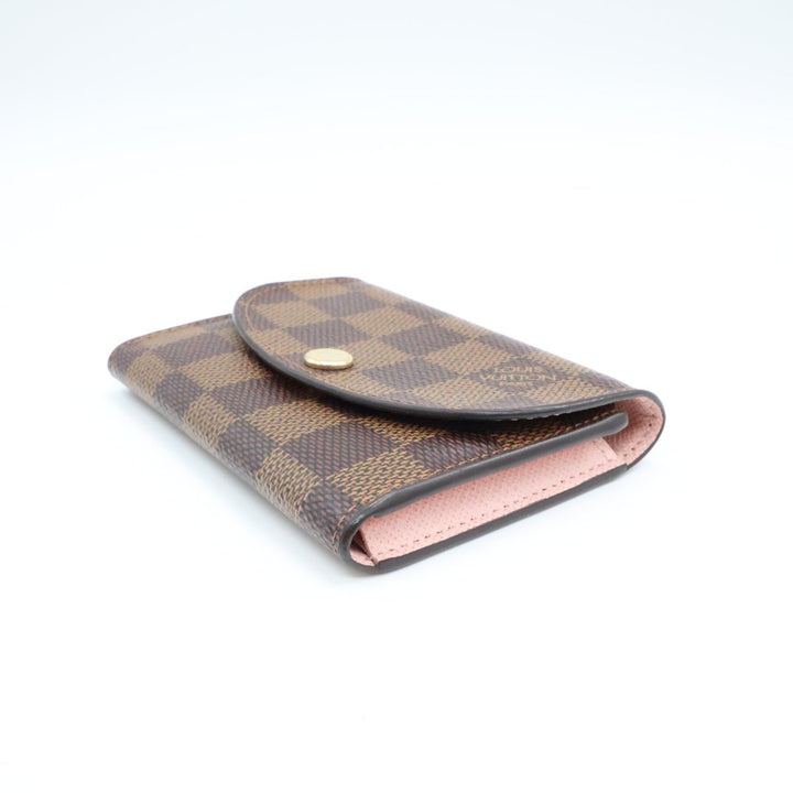 Damier Ebene Rosalie Purse Rose Ballerine - Lux Central
