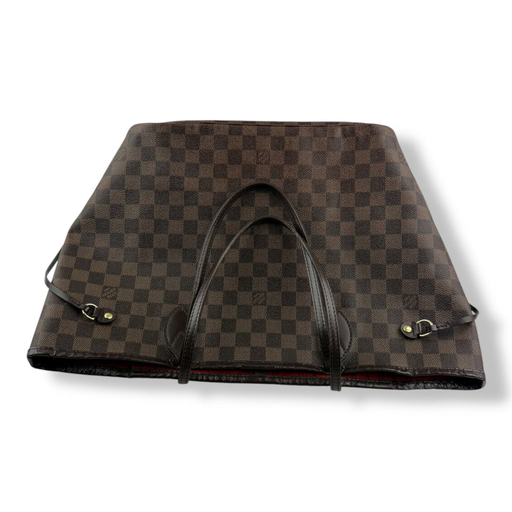 Louis Vuitton Brown Damier Neverfull MM Handbag