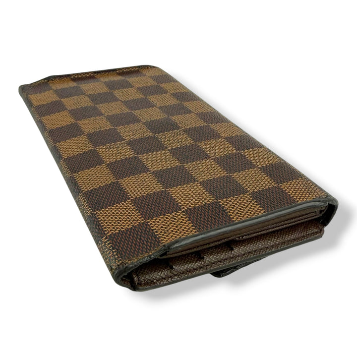 Louis Vuitton Trifold Brown Damier Femme Wallet