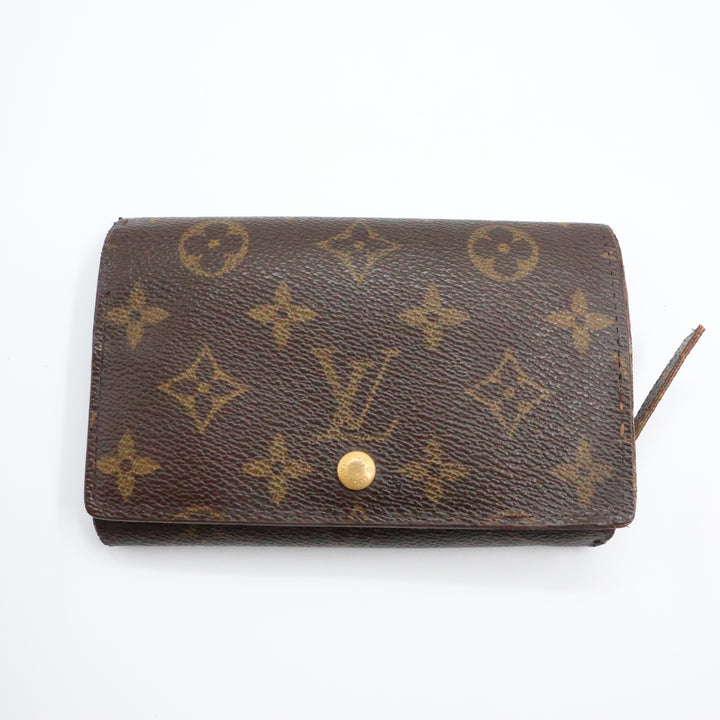 Louis Vuitton Brown Monogram Small Zippy Purse 8598