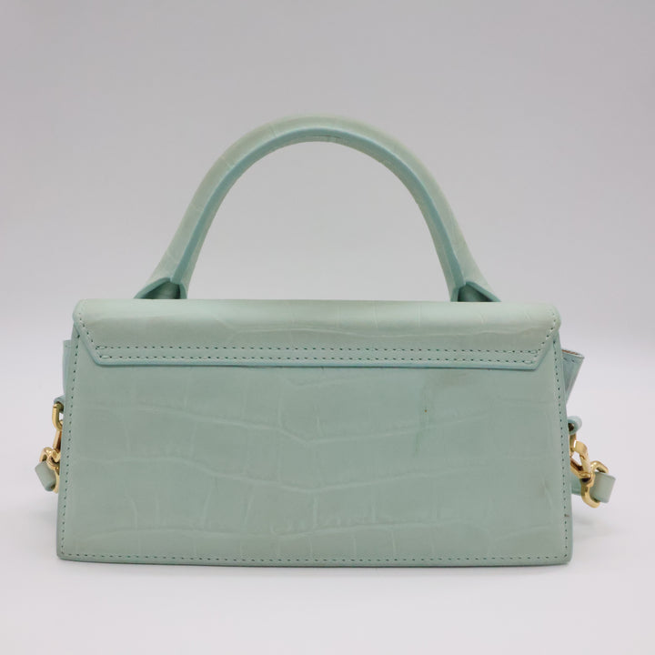 Jacquemus Le Chiquito Long Light Green Crossbody Handbag