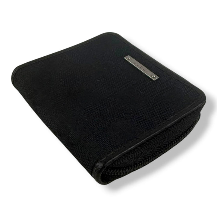 Gucci GG Black Canvas Coin Pouch