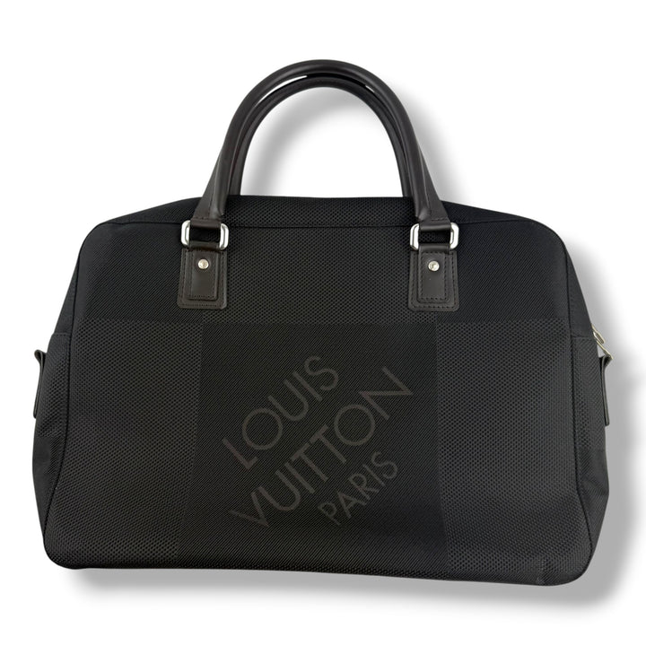 Louis Vuitton Black Geant Yack Damier Handbag
