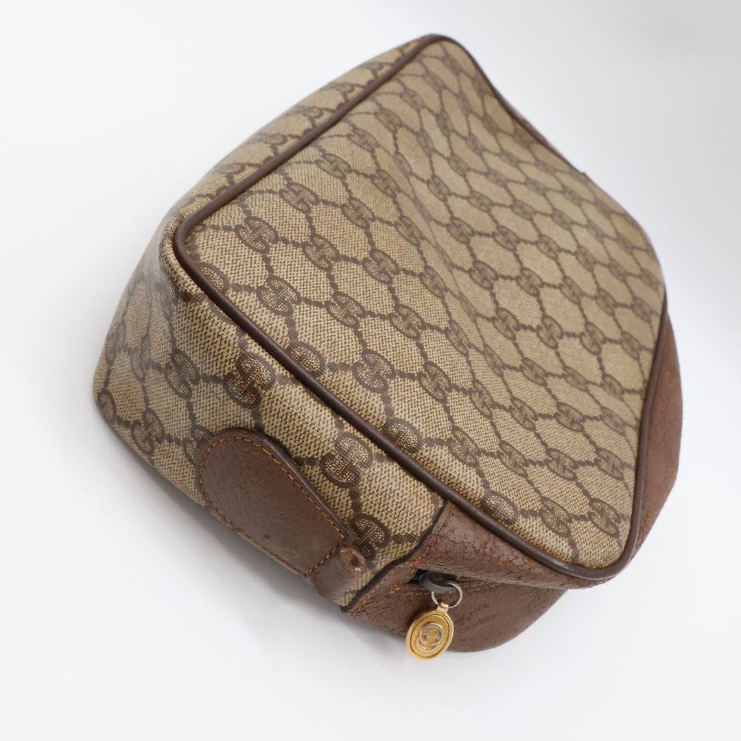 Gucci Beige Monogram Clutch Handbag