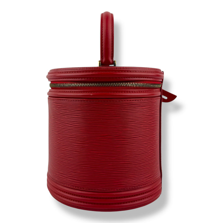 Louis Vuitton Red Epi Leather Cannes Handbag