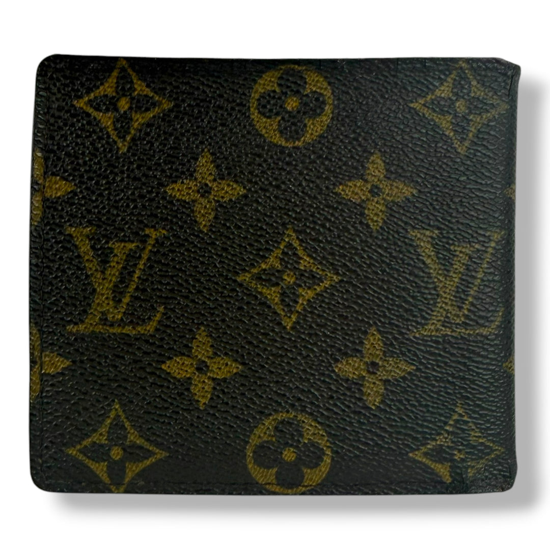 Louis Vuitton Vintage Bifold Brown Monogram Wallet 7759