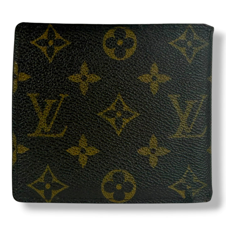 Louis Vuitton Vintage Bifold Brown Monogram Wallet 7759