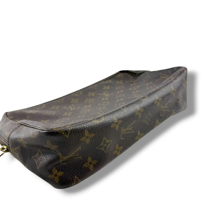 Louis Vuitton True Trousse 28 Brown Monogram Toiletry Pouch