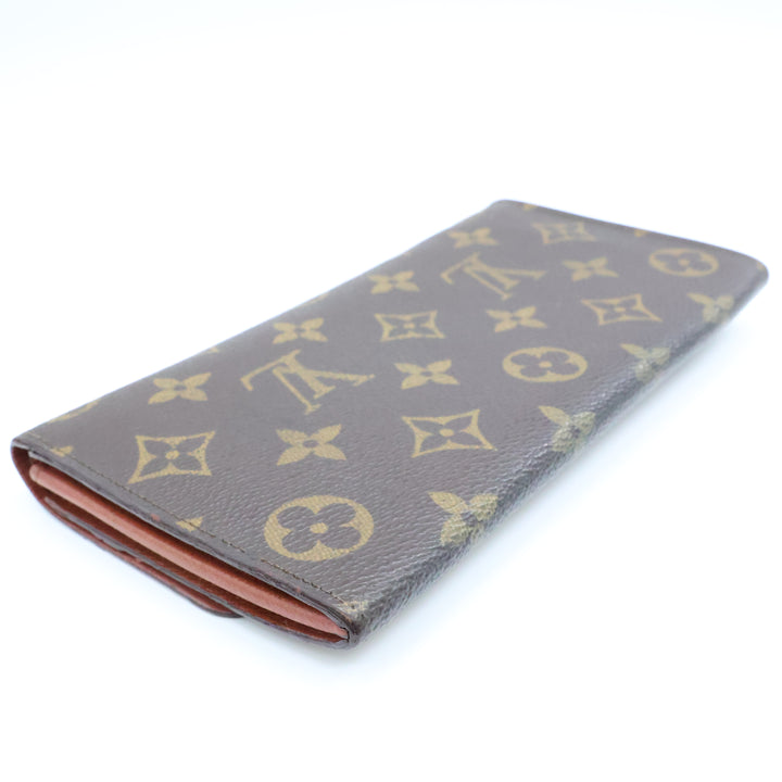 Louis Vuitton Vintage Sarah Brown Monogram Femme Wallet 8592