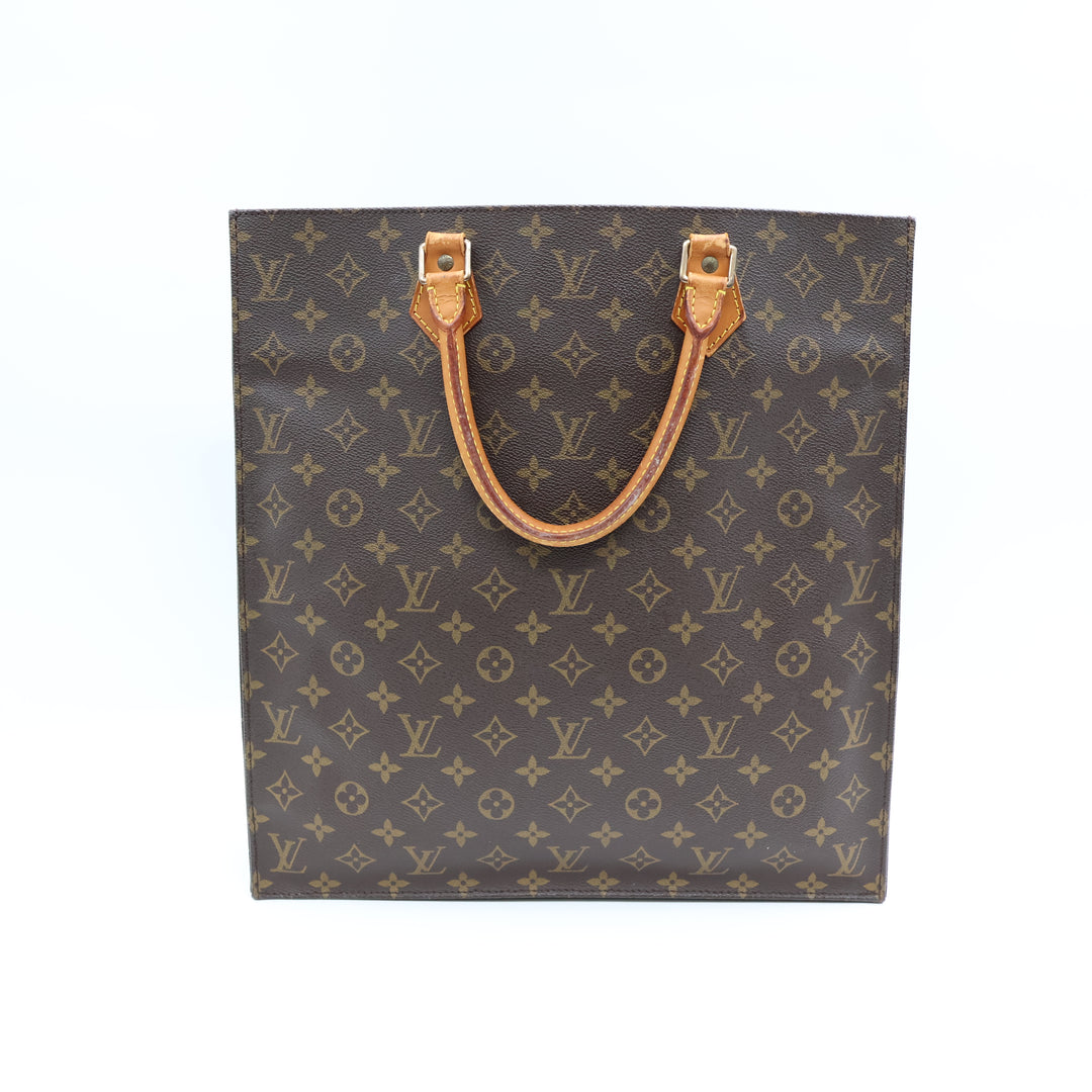 Louis Vuitton Brown Monogram Sac Plat Handbag