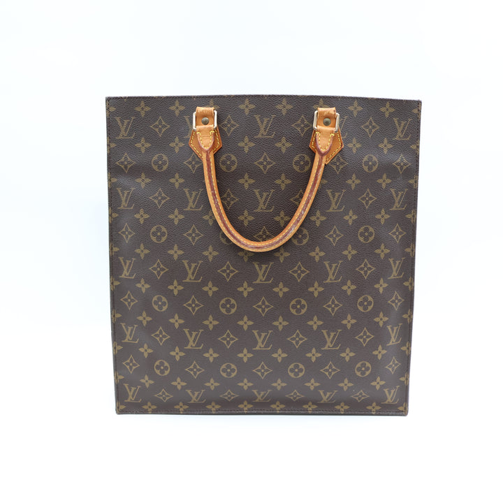 Louis Vuitton Brown Monogram Sac Plat Handbag