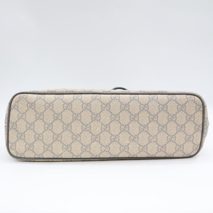 Gucci GG Beige/Grey Supreme Canvas Tote Bag