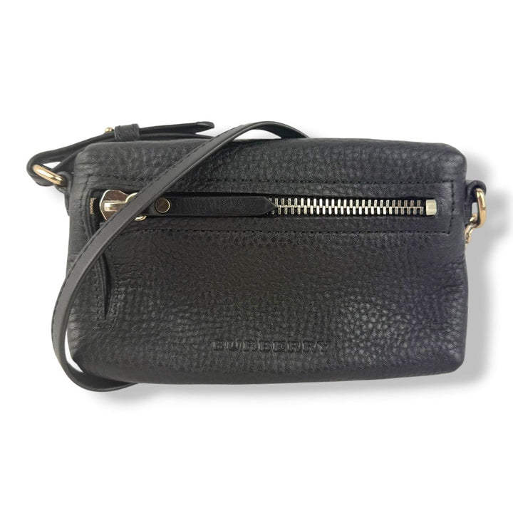 Burberry Black Leather Crossbody Bag