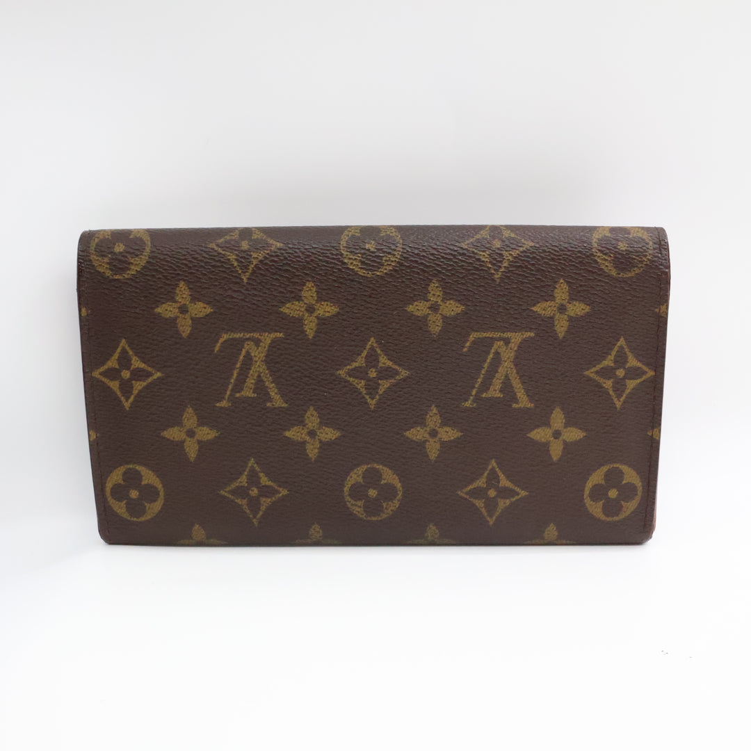 Louis Vuitton Vintage Sarah Brown Monogram Femme Wallet 8593