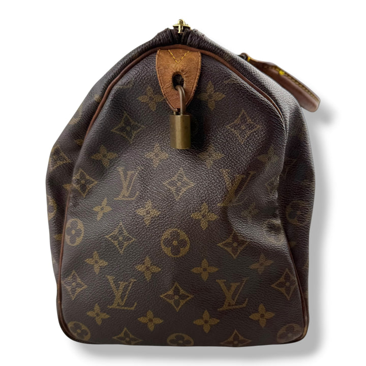 Louis Vuitton Vintage Speedy 35 Brown Monogram Handbag