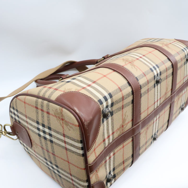 Burberry Haymarket Check Duffle Bag