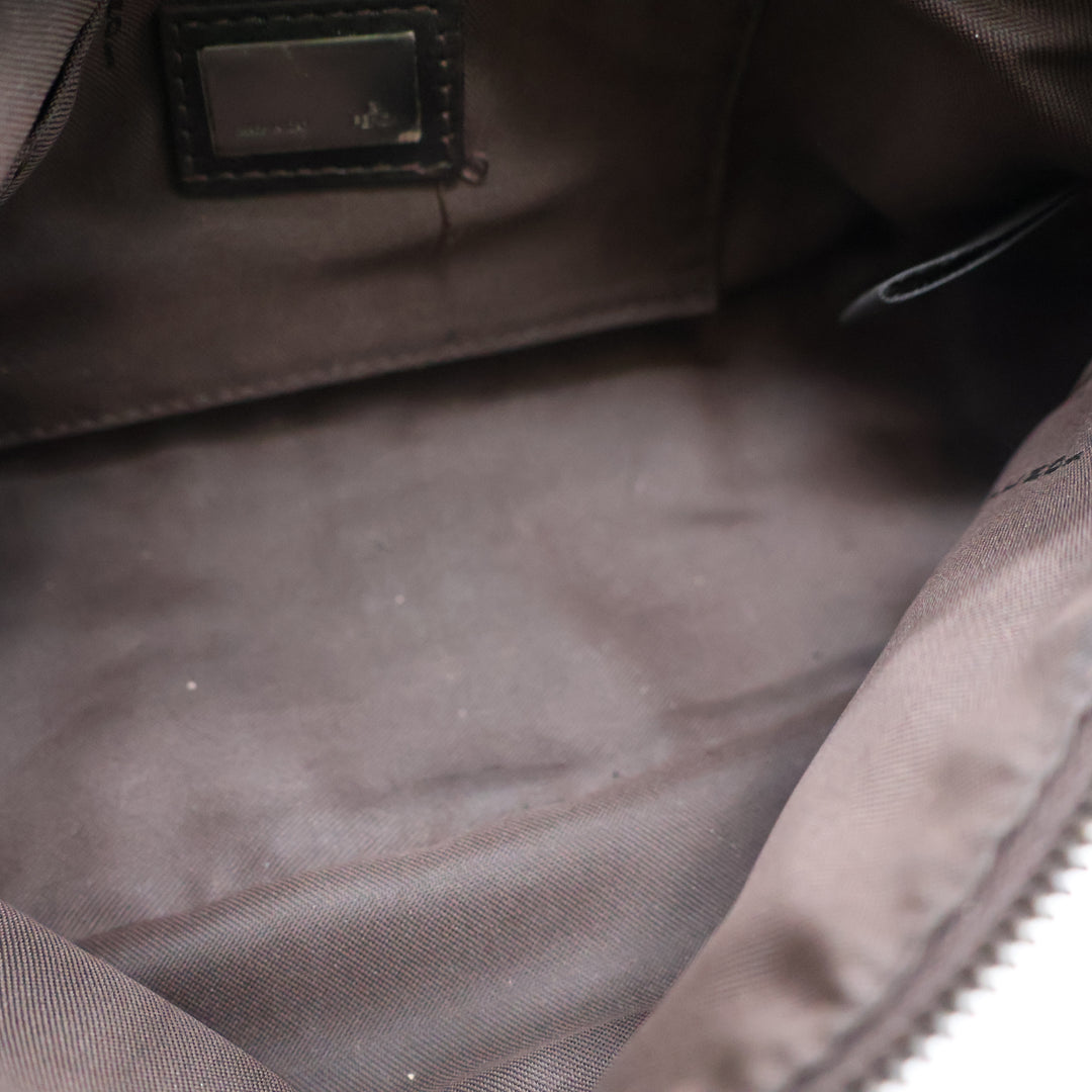 Fendi FF Zucchino Baguette Beige/Brown Handbag