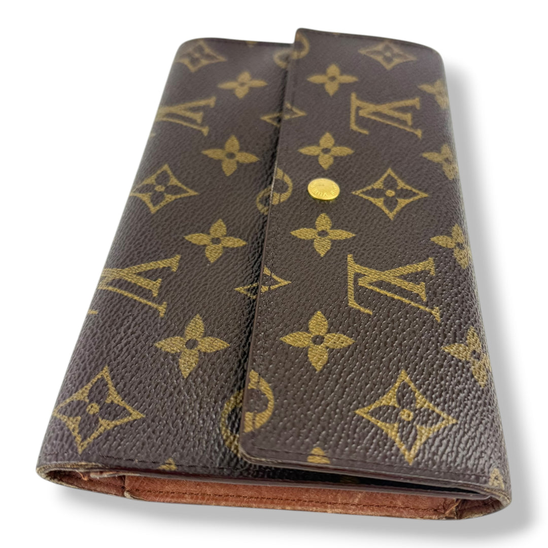 Louis Vuitton Trifold Brown Monogram Femme Wallet