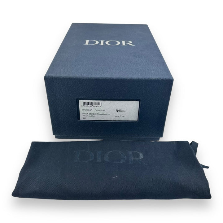 Dior B23 Low Top White Oblique UK 11.5 / EU 45.5 - Lux Central