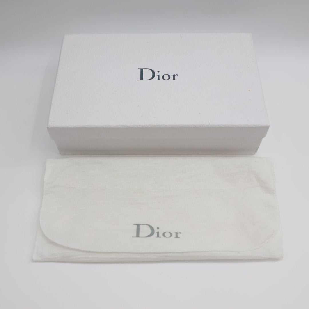 Dior Lady Dior Black Patent Wallet on Chain Pochette Bag - Lux Central