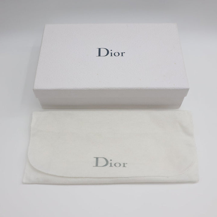Dior Lady Dior Black Patent Wallet on Chain Pochette Bag - Lux Central