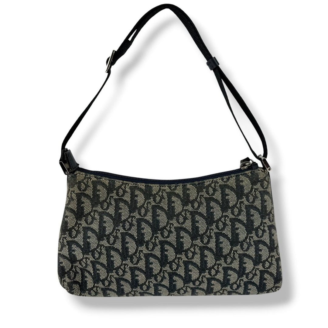 Dior Trotter Pochette Grey/Blue Handbag - Lux Central