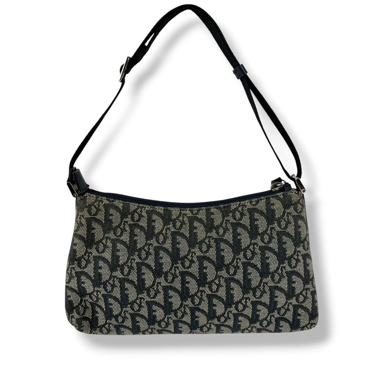 Dior Trotter Pochette Grey/Blue Handbag - Lux Central