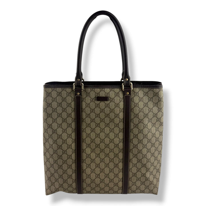 Gucci GG Supreme Joy Beige Tote Handbag