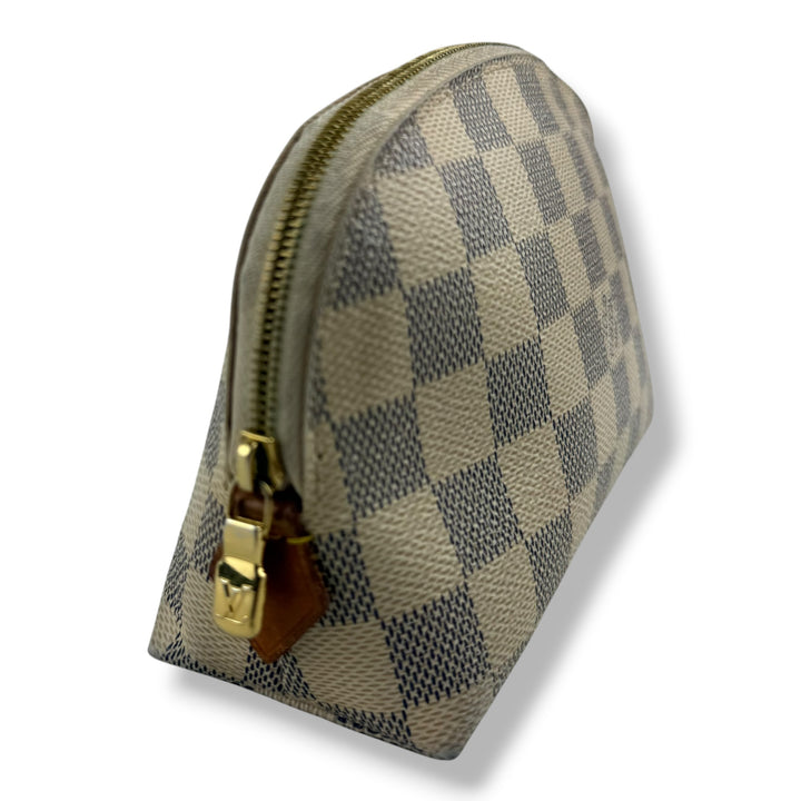 Louis Vuitton Damier Azur Travel Cosmetic PM Pouch