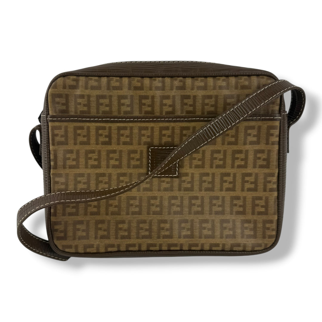 Fendi Beige Zucca Canvas Handbag