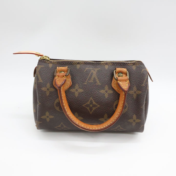 Louis Vuitton Nano Speedy Brown Monogram Handbag