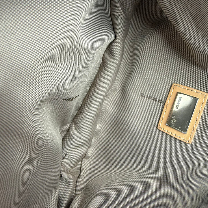 Fendi Grey Zucca Canvas Shoulder Handbag